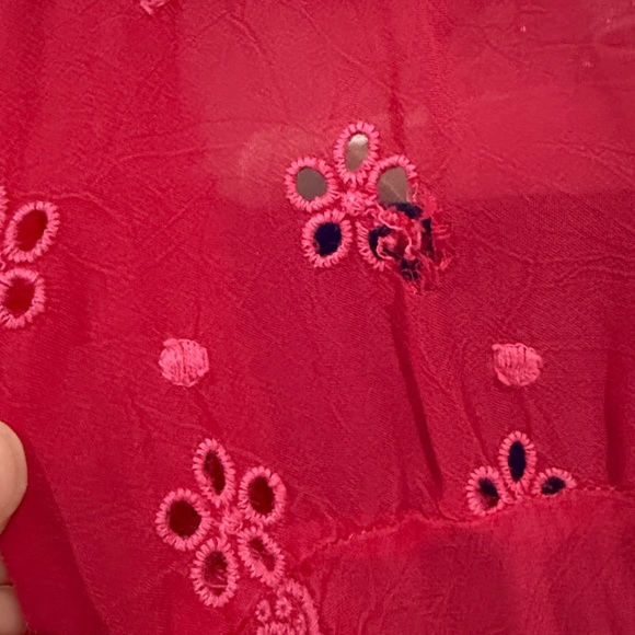 Johnny Was butterfly embroidered tunic top - Picture 7 of 8